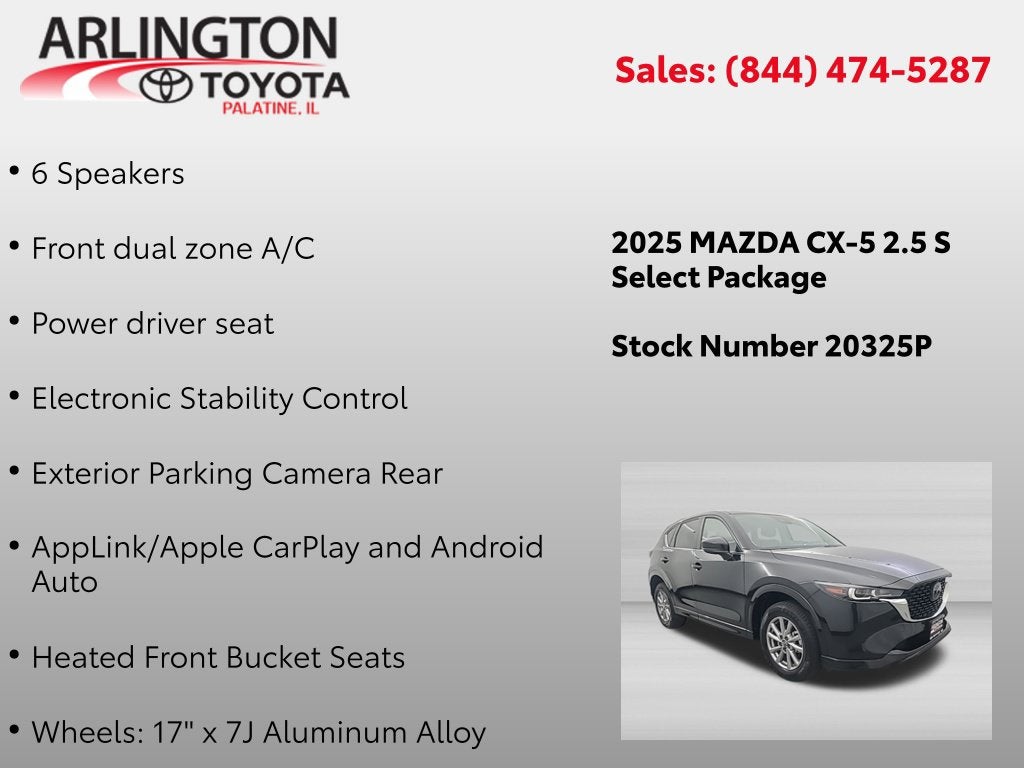 2025 Mazda Mazda CX-5 2.5 S Select Package