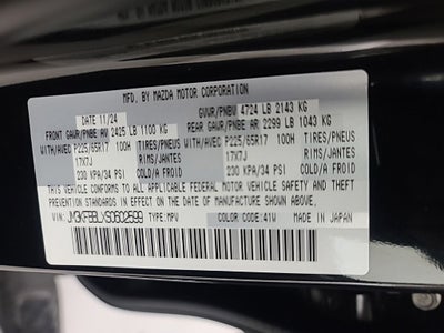 2025 Mazda Mazda CX-5 2.5 S Select Package