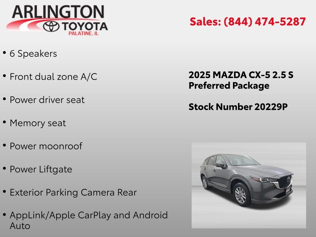 2025 Mazda Mazda CX-5 2.5 S Preferred Package