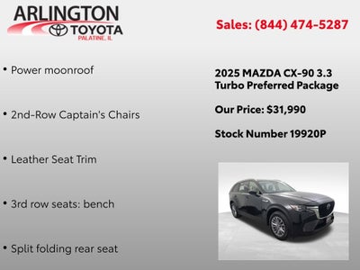 2025 Mazda Mazda CX-90 3.3 Turbo Preferred