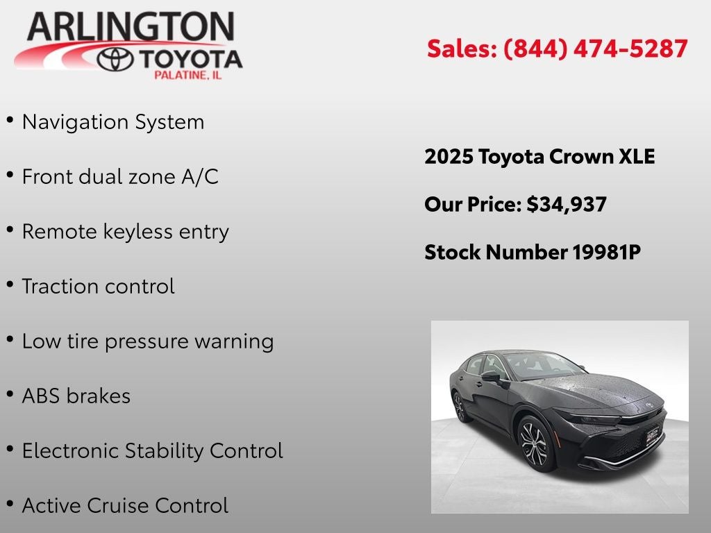 2025 Toyota Crown XLE