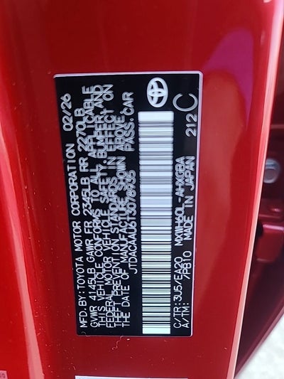 2026 Toyota Prius XLE