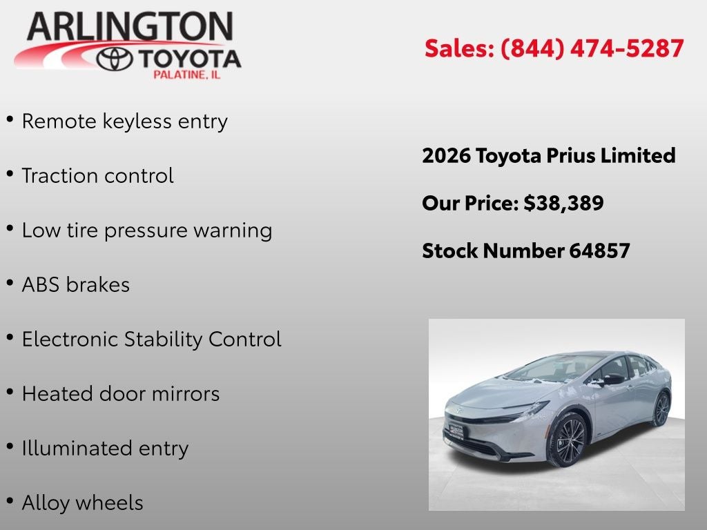 2026 Toyota Prius Limited