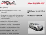 2026 Toyota Corolla Hybrid LE