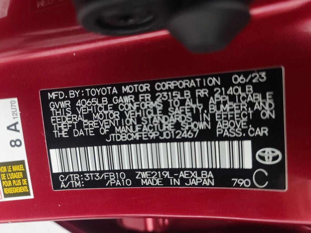 2023 Toyota Corolla Hybrid LE