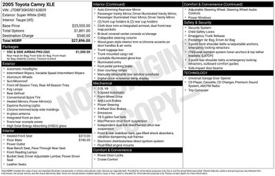 2005 Toyota Camry XLE V6