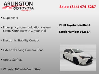 2020 Toyota COROLLA LE