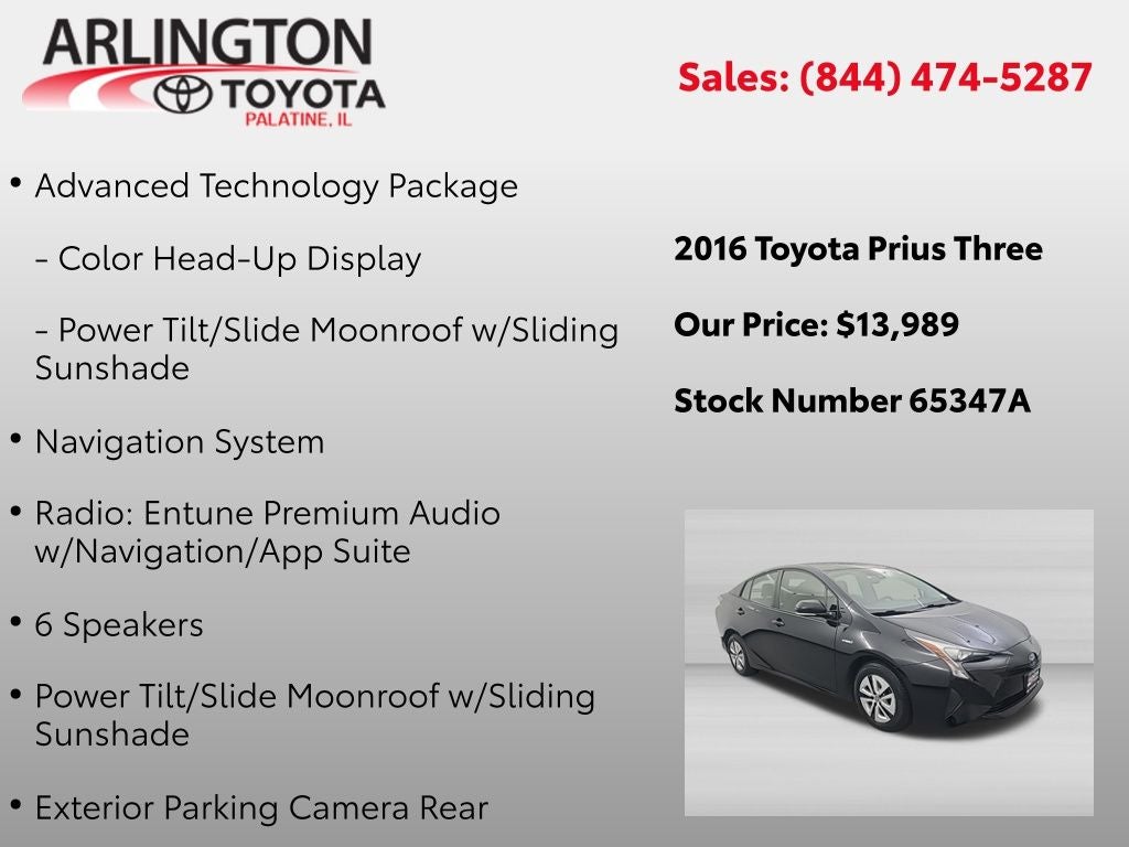 2016 Toyota PRIUS Three
