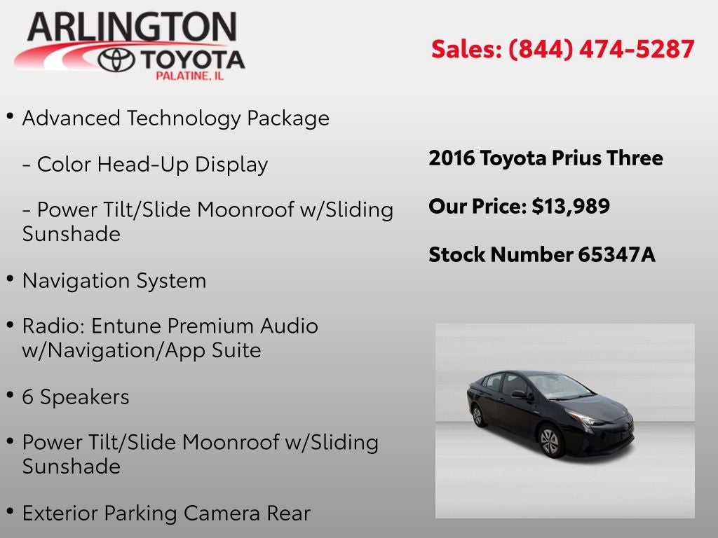 2016 Toyota PRIUS Three