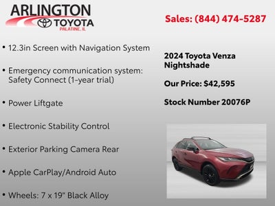 2024 Toyota Venza Nightshade