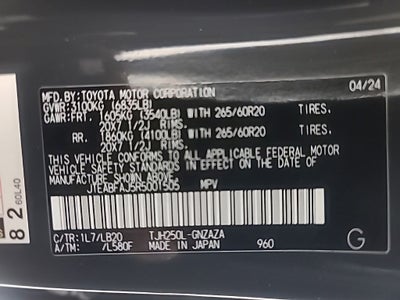 2024 Toyota Land Cruiser LAND CRUISER