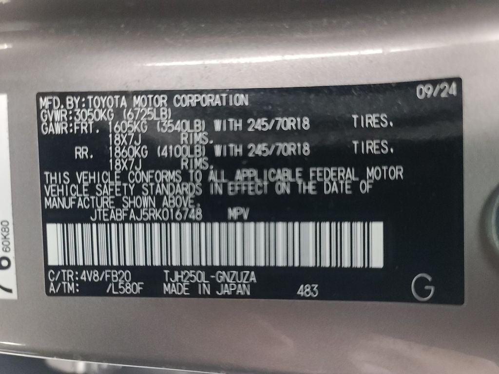 2024 Toyota Land Cruiser 1958