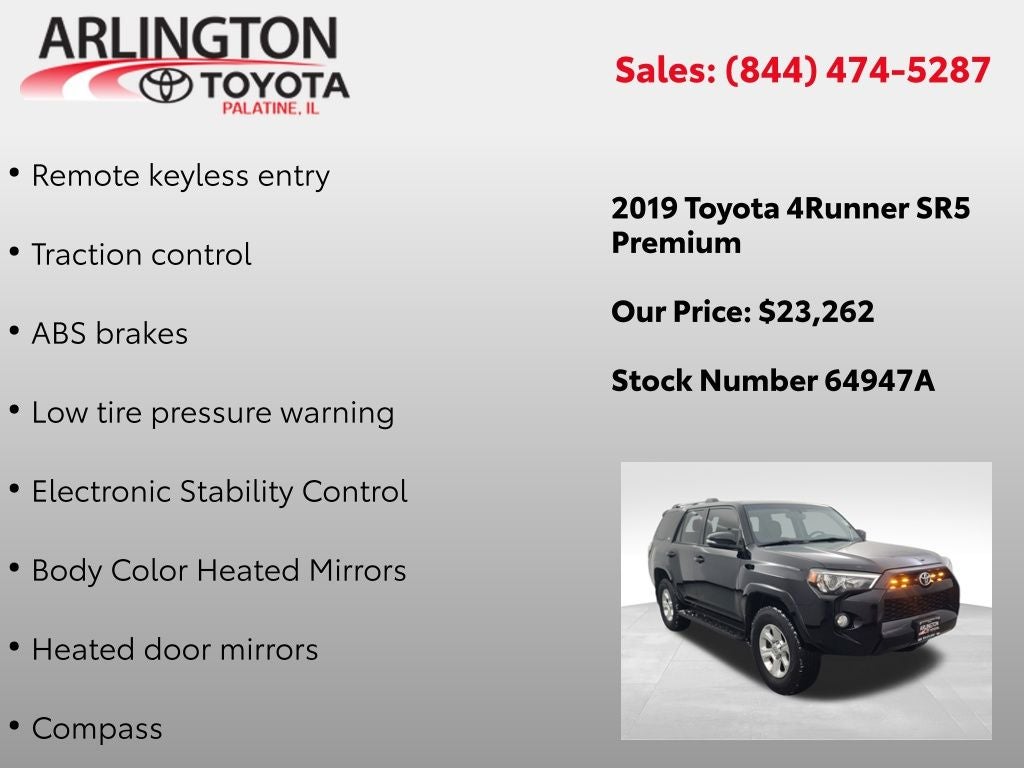 2019 Toyota 4Runner SR5 Premium