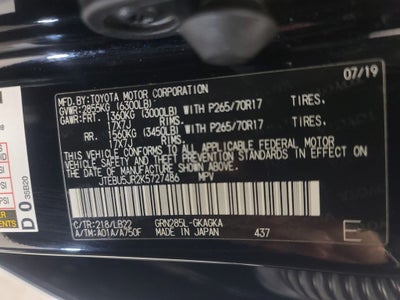 2019 Toyota 4Runner SR5 Premium