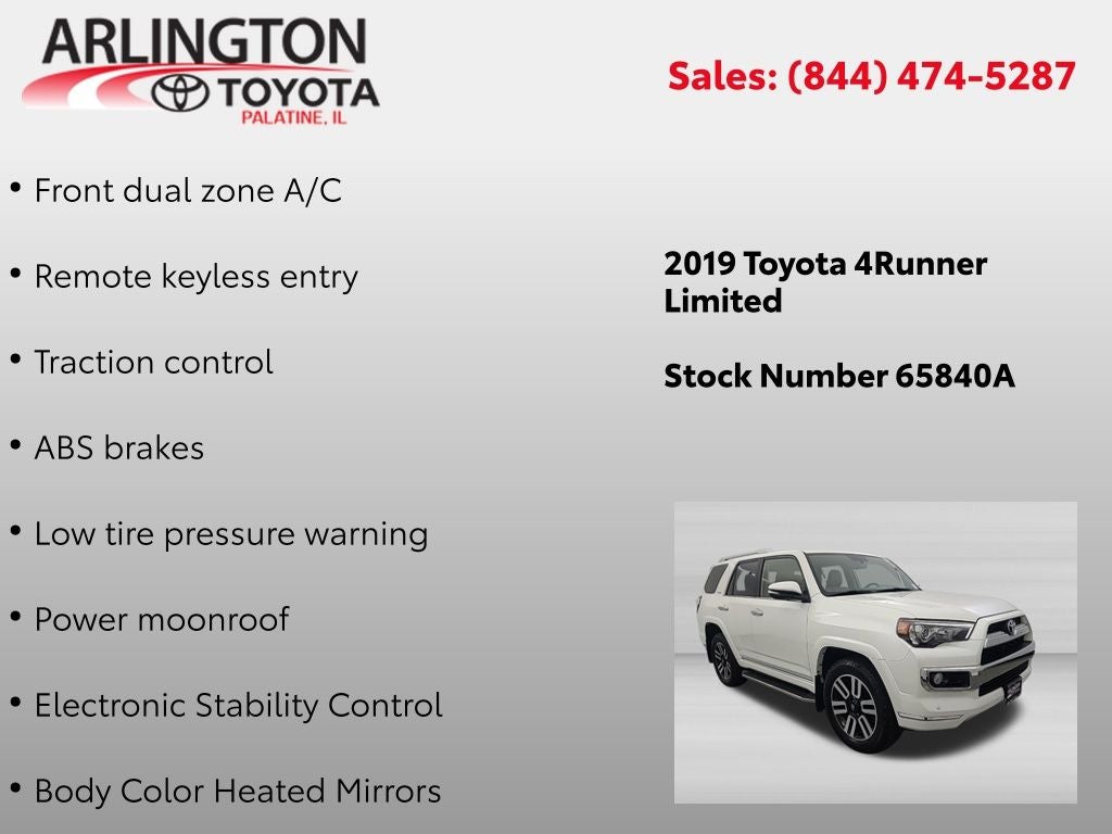 2019 Toyota 4Runner Limited