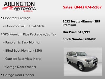 2022 Toyota 4RUNNER SR5 Premium