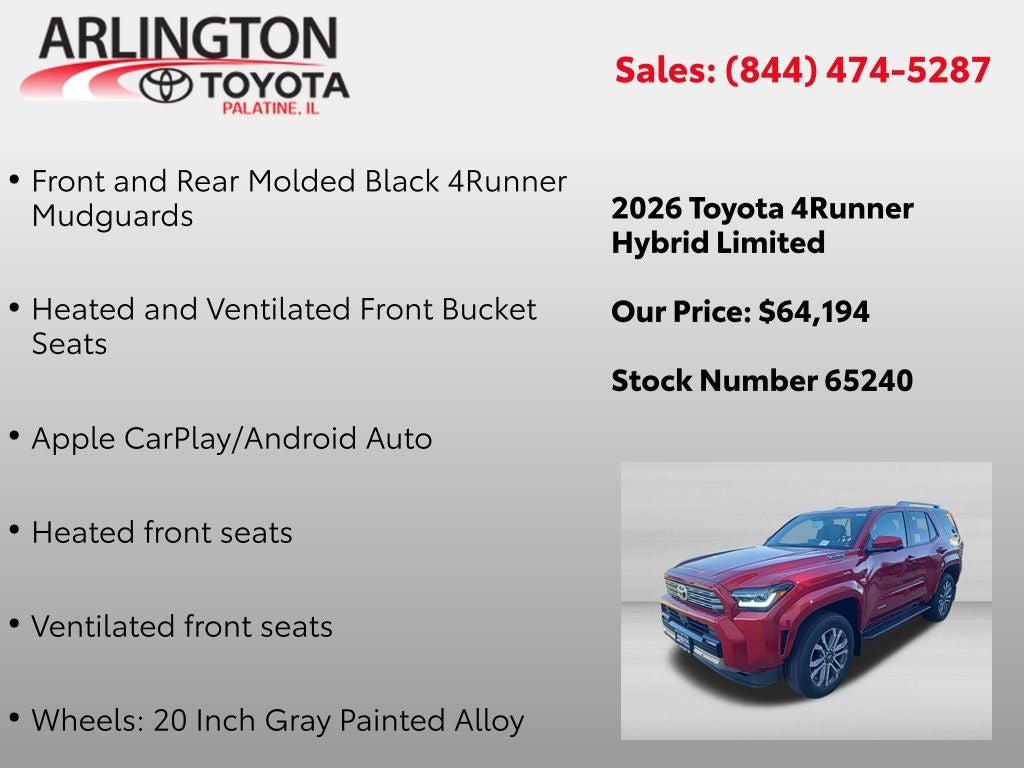 2026 Toyota 4Runner i-FORCE MAX Limited i-FORCE MAX