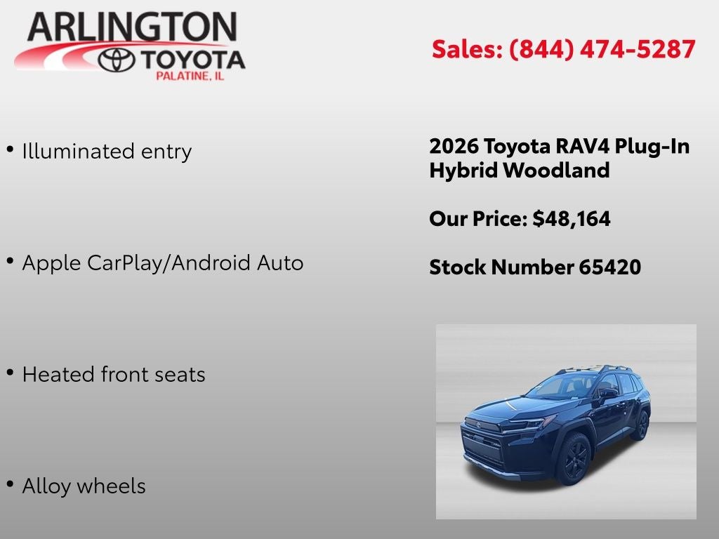 2026 Toyota RAV4 Plug-in Hybrid Woodland