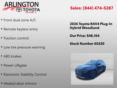 2026 Toyota RAV4 Plug-in Hybrid Woodland