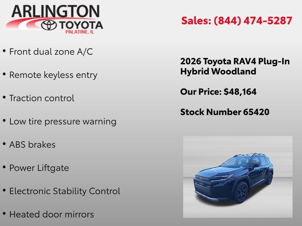 2026 Toyota RAV4 Plug-in Hybrid Woodland