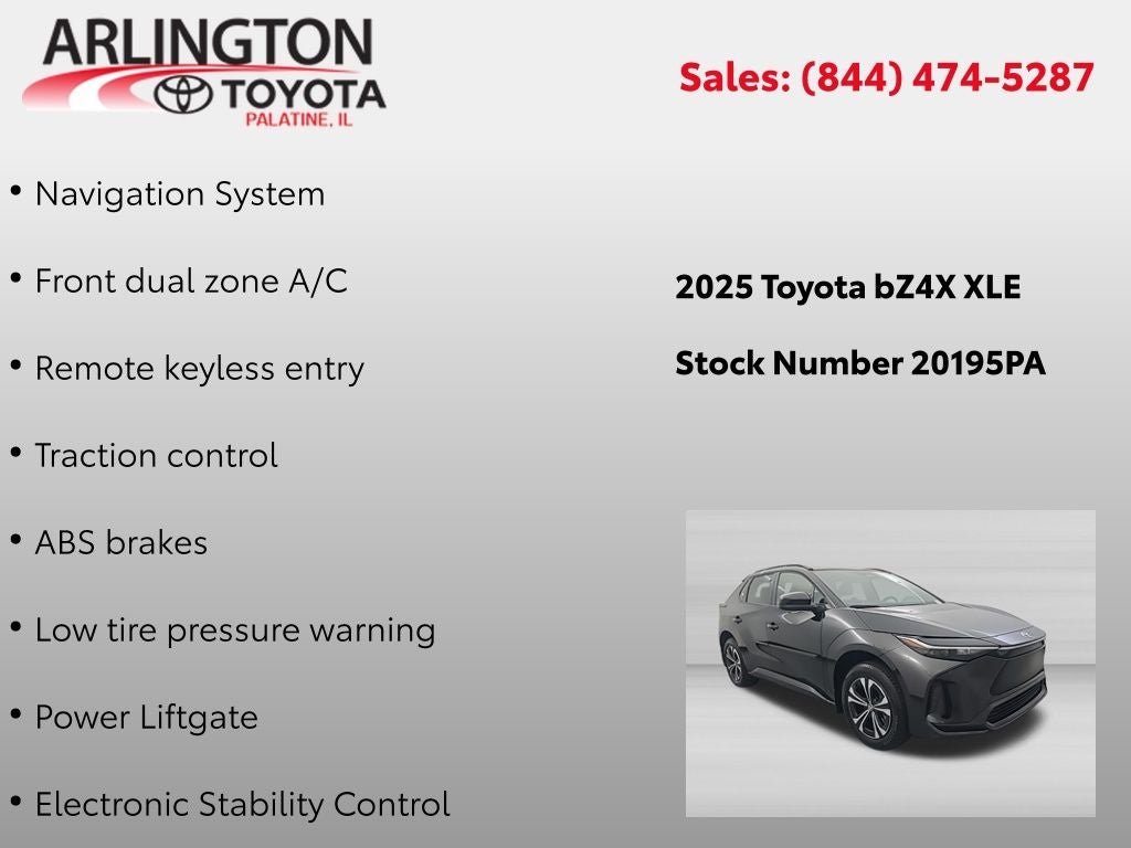 2025 Toyota bZ4X XLE