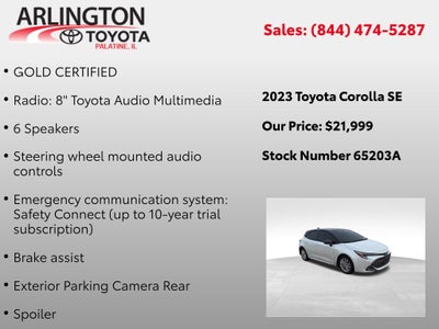 2023 Toyota Corolla Hatchback SE