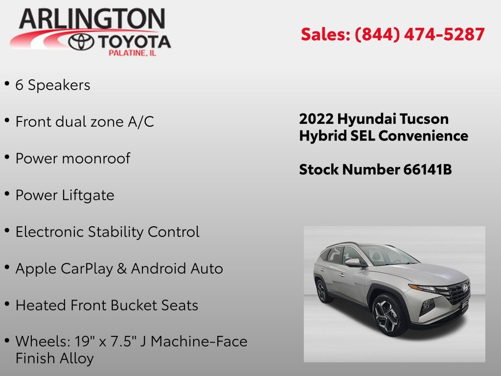 2022 Hyundai Tucson SEL Convenience