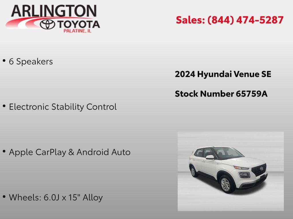 2024 Hyundai Venue SE