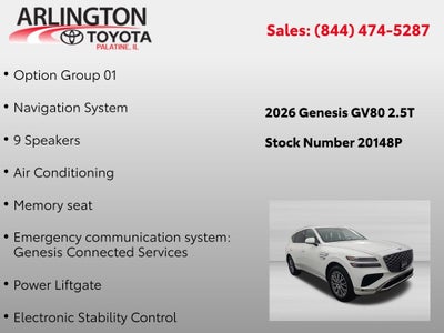 2026 Genesis GV80 2.5T