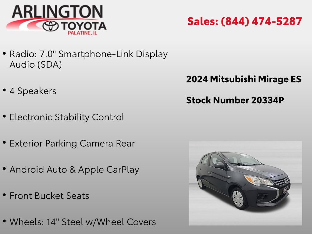 2024 Mitsubishi Mirage ES