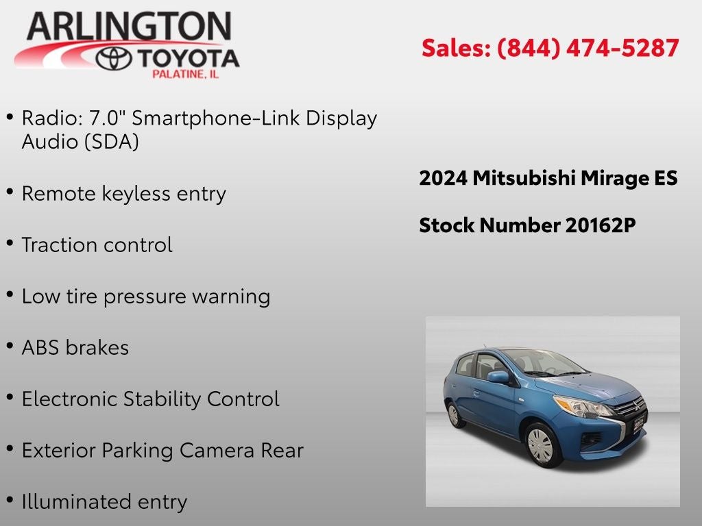2024 Mitsubishi Mirage ES