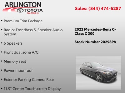 2022 Mercedes-Benz C-Class C 300 4MATIC®