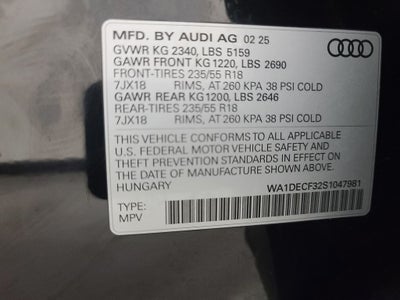 2025 Audi Q3 Premium S Line quattro