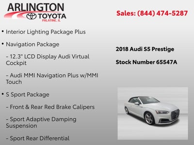 2018 Audi S5 3.0T Prestige quattro