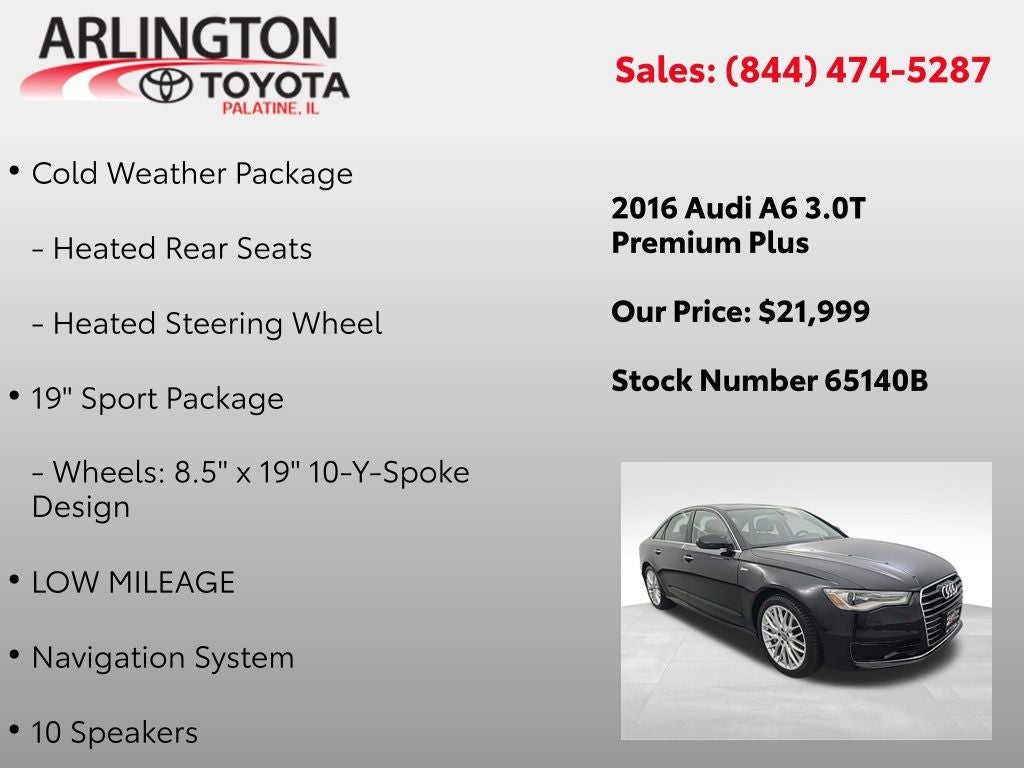 2016 Audi A6 3.0T Premium Plus quattro