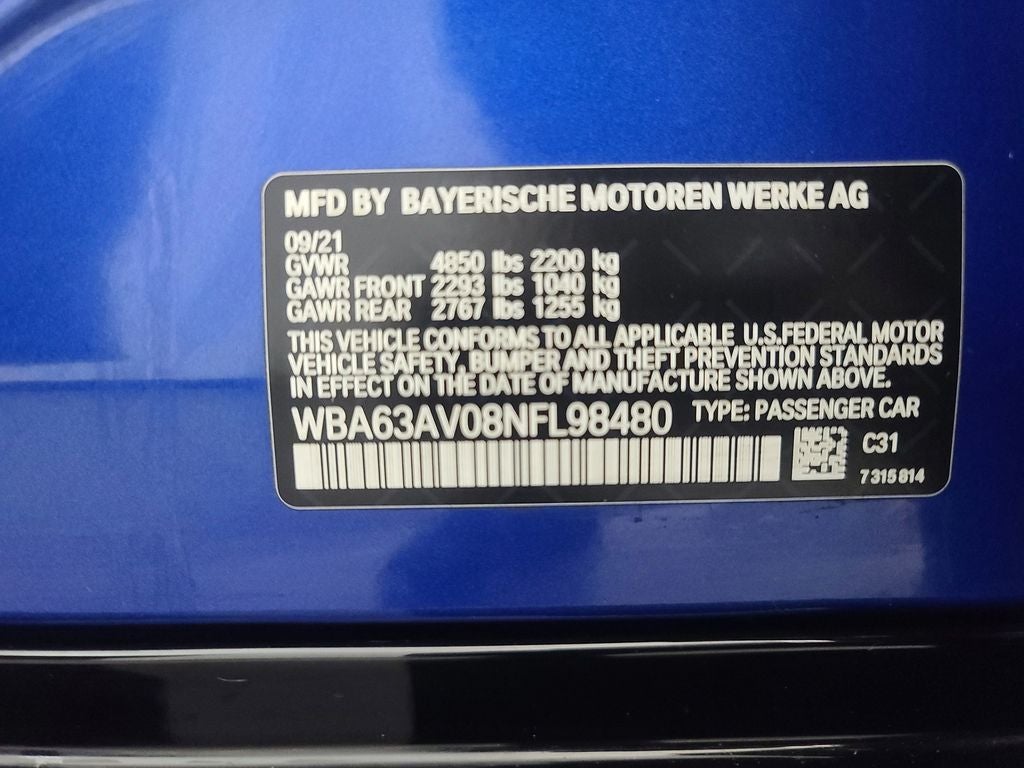 2022 BMW 4 Series 430i Gran Coupe