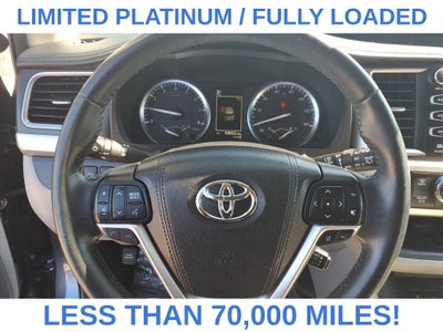 2018 Toyota Highlander Limited Platinum