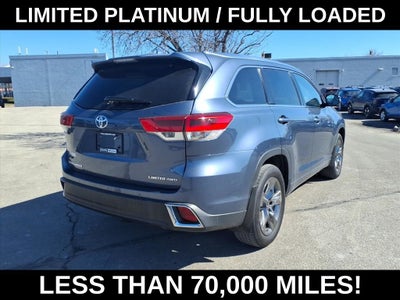 2018 Toyota Highlander Limited Platinum