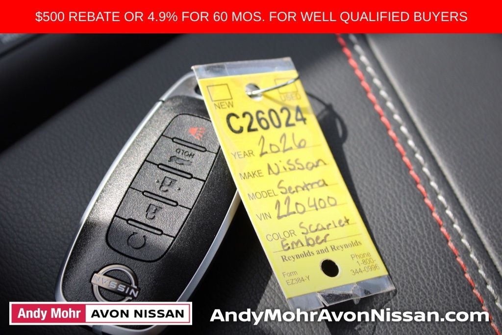 2026 Nissan Sentra SR