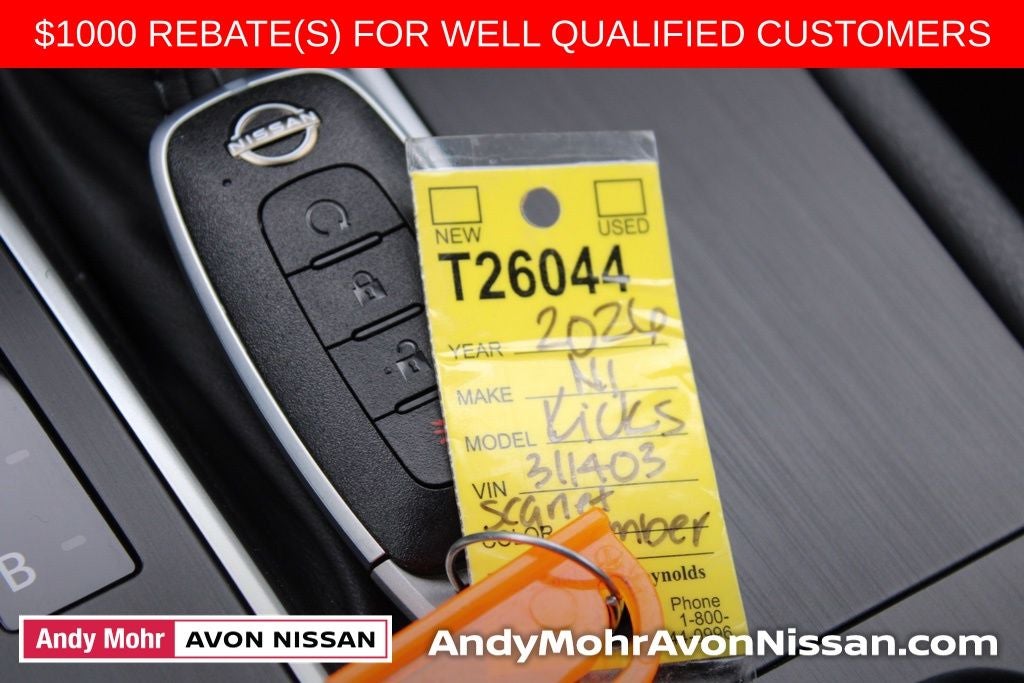 2026 Nissan Kicks SV