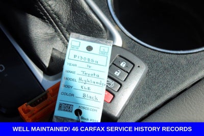 2016 Toyota Highlander XLE V6