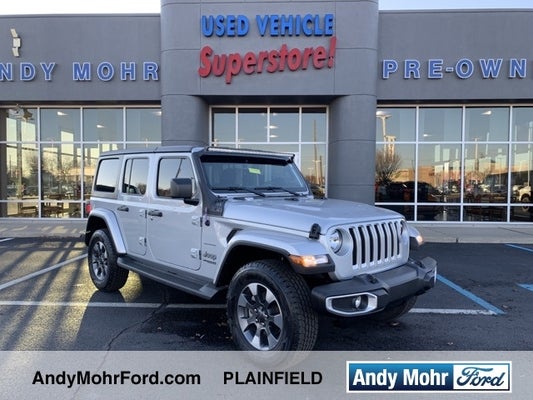 Used 2022 Jeep Wrangler Unlimited Sahara for sale Plainfield IN | Andy Mohr  1C4HJXEG2NW247748