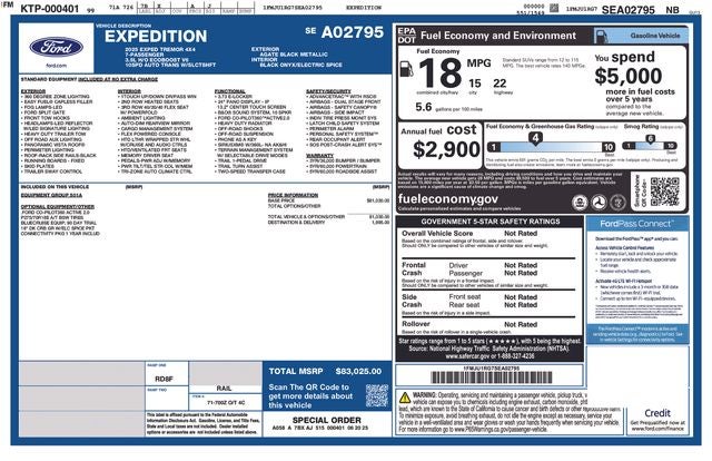 2025 Ford Expedition Tremor