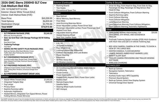 2026 GMC Sierra 2500HD SLT