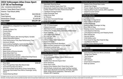 2024 Volkswagen Atlas Cross Sport 2.0T SE w/Technology
