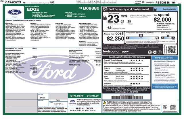 2024 Ford Edge SEL