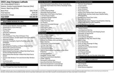 2023 Jeep Compass Latitude