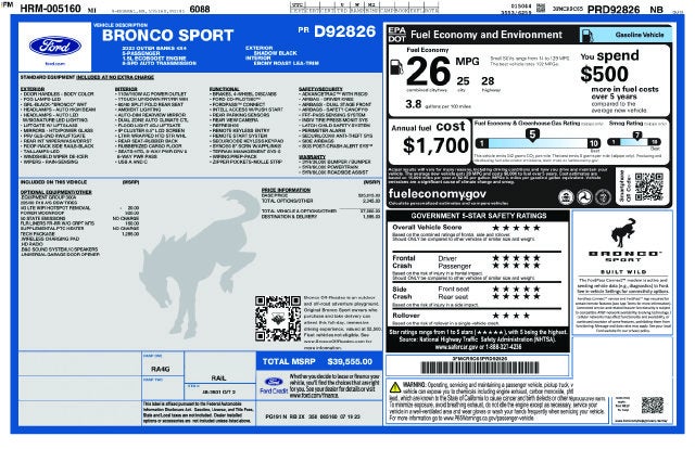 2023 Ford Bronco Sport Outer Banks