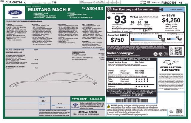 2023 Ford Mustang Mach-E Select