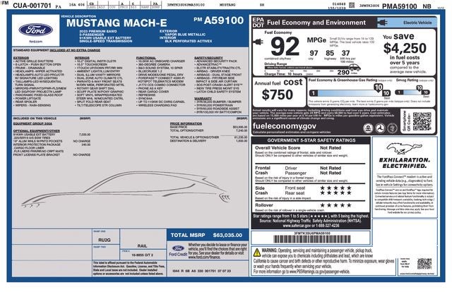 2023 Ford Mustang Mach-E Premium